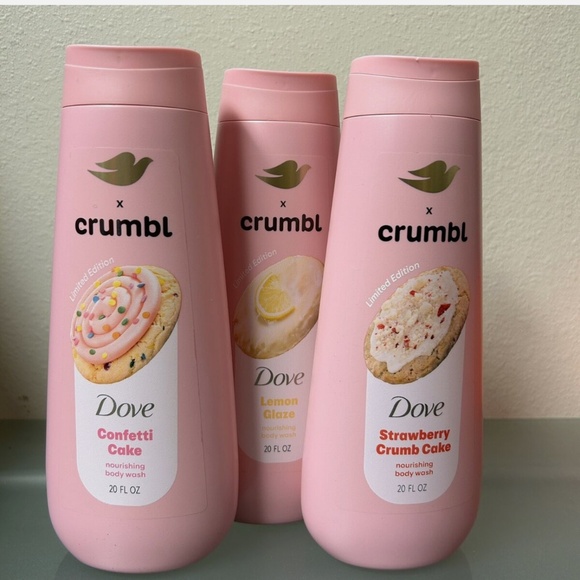 Dove crumbl body washes